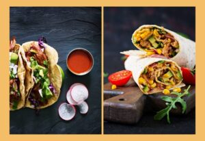 Diferencias entre taco y burrito