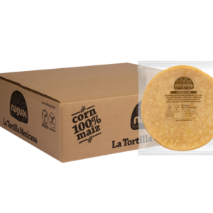 Tortilla de maiz amarillo de 12 cm. (caja de 240 unidades)