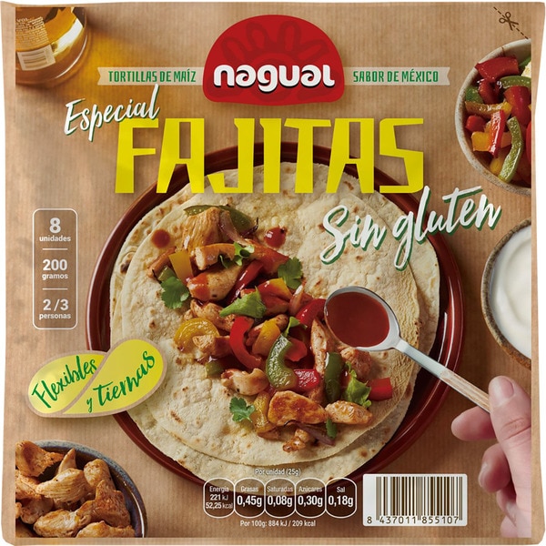 Fajitas Sin gluten